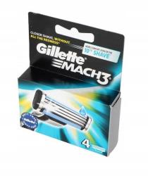 Gillette nhrady Mach3 4ks  (papierov obal)