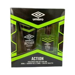 Kazeta: Umbro Action  EDT Men 20ml + SG 60ml