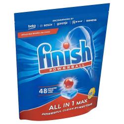 Finish tabs POWER  48ks Lemon