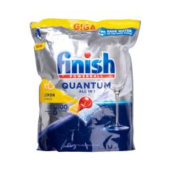 Finish tabs QUANTUM ALL IN 1 100pcs Lemon