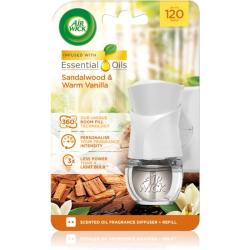 Air Wick Electric Strojek + 19ml Santalov drevo a vanilka