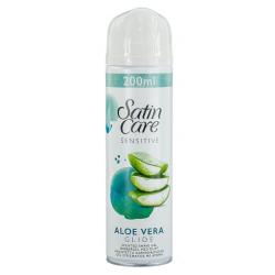 Gillette Gel SATIN CARE 200ml Aloe Vera EXP 9/25