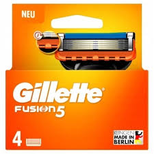 Gillette nhrady Fusion5 4ks (obal papier)