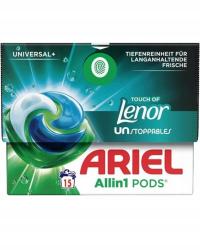 Ariel kapsule 15ks All in1 Touch of Lenor Unstoppables