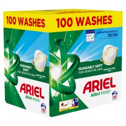 Ariel kapsule 100ks BOX Sensitive (2x50ks sok s EAN)