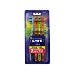 Oral-B kefka 4ks Colors Medium