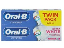 Oral-B zubn� pasta 2x75ml DUOPACK Extra White