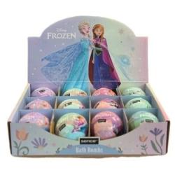 Mix Kids: FROZEN Bath Bomb display 12ks 100g (MIX 4 druhy)