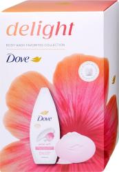 Kazeta: Dove SG 250ml Petal Soft+Mydlo 90g Pink+umvacia hubka