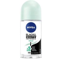 Nivea Roll-on Women 50ml B&W Invisible Fresh (Indonesia)