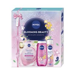 Kazeta: NIVEA W Textil. maska +SG Blooming Beauty 250ml+AP Sprej Blooming Beauty 150ml
