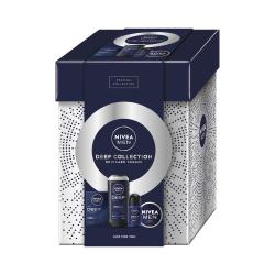 Kazeta: NIVEA M VPH Deep 100ml+Krm MEN 75ml+Roll-on Deep 50ml+SG Deep 250ml